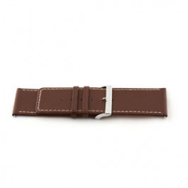 Watch strap Universal N313 Leather Brown 34mm